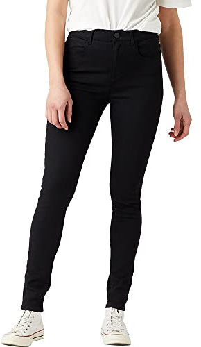 Wrangler Damen HIGH Rise Skinny Jeans, Future Black, 27W / 30L