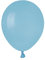 Busta 100 palloncini in lattice naturale Premium Quality A50 (Ø 13cm / 5), azzurro pastello