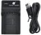 DSTE NEW USB Camera Battery Charger Compatible for Samsung SLB-10A SLB-11A Canon NB-6L