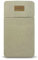 Kuratist Handy-Tasche 'AHOI' - Universell kompatibel z.B. iPhone 15/14/13 or Pro, Galaxy S24/S23, Xiaomi 14/13 - Handgefertigt aus Baumwoll-Canvas - Mit Schutzklappe - Ecru-Beige