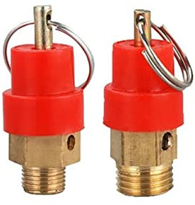 1 pz ottone compressore d'aria valvola di sicurezza valvola di rilascio di pressione regolatore 120PSI 1-4