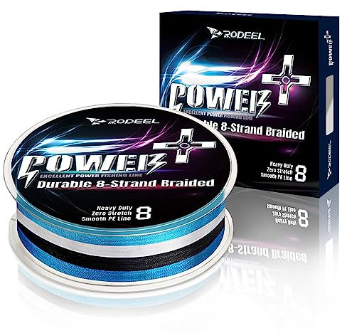 Rodeel 300M Extreme Braided Fishing Line(0.16mm-0.40mm) Ultra Strong 8 Strands PE Line(12LB-60LB)