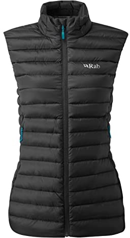 Rab Women's Microlight Down Vest - Black/Black - XXL