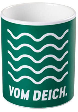Werder Bremen Tasse (grün), Rund, Klassiker, Zuhause, Wiederverwendbar, 1 Stück
