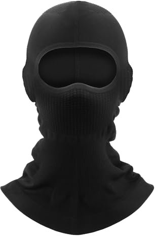 Sturmhaube Motorrad, Sturmhaube Vollgesichtsmaske Atmungsaktiv Helm Liner Fahrradmütze unter Helm für Radfahren Motorrad Ski, Maske für Männer Frauen