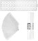 URROMA Serviettenringe, 50 St點k, reflektierend, goldfarben, Serviettenschnallenhalter, klassisches Serviettenringhalter-Set f黵 Esszimmer, Hochzeit, Party, Tischdekoration, 50 St點k