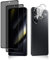HeeYeal Protector de Pantalla Privacidad + Protector de Lente de Cámara Compatible con Xiaomi Poco F6 5G, [2 + 2 Piezas] 9H Dureza Anti-Espía Vidrio Templado para Xiaomi Poco F6 5G