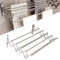 RUETERY Wäscheständer Wandmontage, Edelstahl Wandwäschetrockner Klappbar, Wäscheständer Wand mit 5 Stangen, Handtuchhalter aus Metall für Bad, 42-80 cm Breite