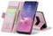 Phernykas for Samsung Galaxy S10 Wallet Case with Card Holder, Kickstand RFID Blocking Magnetic Closure Shockproof Protective PU Leather Case for Samsung Galaxy S10 Flip Case Wallet - Golden
