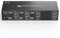 TJCXELE 8K60Hz HDMI+Displayport KVM Switch 3 Monitors 3 Computers USB 3.0 Triple Monitor KVM Switches 4K144Hz for Triple Computers Share 4 USB Devices with Remote Control & Cables