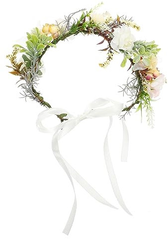 BESPORTBLE Hundehalsband Hochzeitshalsband Künstlicher Blumenkranz für Haustiere Elegant und Natürlich