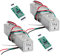 Geekstory 5kg Digital Load Cell Weight Sensor+HX711 AD Weighing Sensor Module High Precision for Arduino DIY Electronic Portable Kitchen Scale（2 Sets）