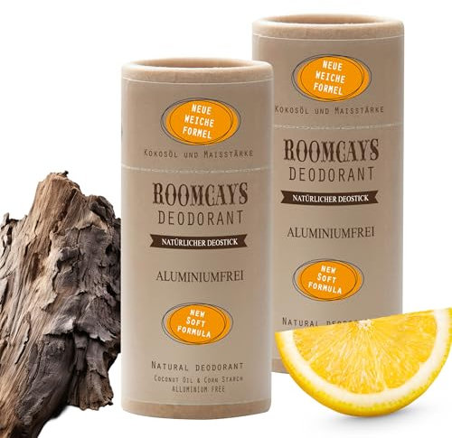 Ein Set natürlicher Deodorant-Sticks für Männer enthält Sheabutter, ausschließlich natürliche Inhaltsstoffe, hinterlässt keine Rückstände (2)