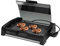 DMD® | 2-in-1 Smokeless Electric Barbecue Grill with Glass Lid, Non-Stick Indoor BBQ Grill and Griddle Hot Plate with Built In Drip Tray, Adjustable Temperature, 1650W