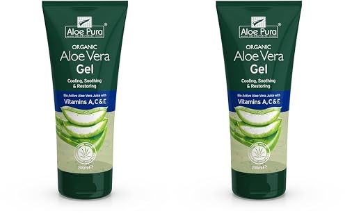 Aloe Pura Aloe Vera Körpergel mit ACE Vitamin 200 ml (Packung mit 2)