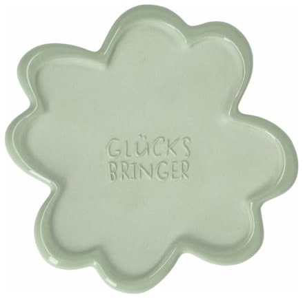 Räder Teller in Kleeblattform Glücksbringer
