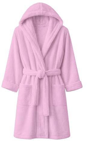 Dorian Home - Accappatoio Uomo e Donna in Spugna con Cappuccio, Tasche, Cintura e Gancio in Cotone 100% di Alta Qualità, Lavabile in Lavatrice
