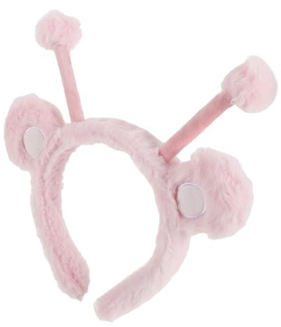 Homoyoyo Serrage-tête Abeille en Tissu Rose Antennes Souples, Léger et Confortable, Accessoire pour Cheveux Insecte pour Halloween et Usage Quotidien