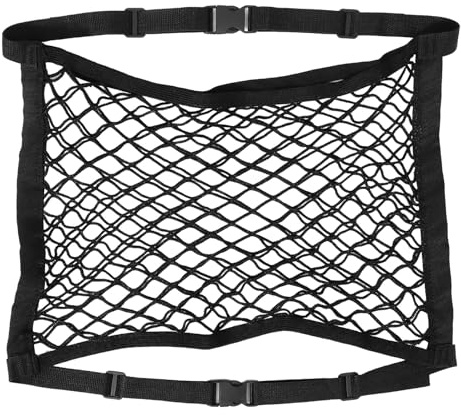 PAMINGONO Multifunktionaler Doppellagigem Design Latex und Polypropylen aus mit Autositz Organizer für Zuverlässiger Aufbewahrungsnetz für Auto Vordersitz Innenraum und Beifahrersitz