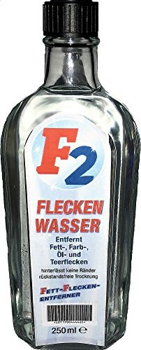 F 2 Fleckenwasser entfernt Fett-,Farb-,Öl- & Teerflecken 6 x 250 ml