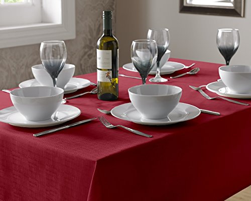 Select Tablecloth Tablecloth, Polyester, Red, 180 x 135 cm