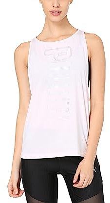 PUMA Damen Spark Tank Tanktop, Beige (Pearl), M (Herstellergröße: 40)