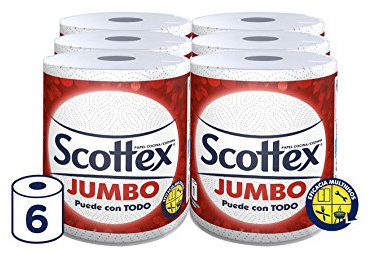 Scottex Jumbo Papel de Cocina - 6 rollos