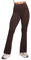CRZ YOGA Damen Butterluxe Flare Yoga Leggings Bootcut Yogahose High Waist Schlaghose mit Taschen Bootleg Freizeithose - 77.5cm Heißes Fudge-Brown 40