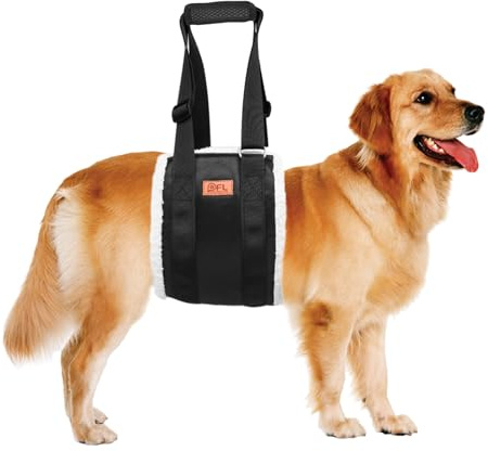 Adjustable Dog Lift Harness Dog Sling for Large Dogs Hind Leg Support Soft Lift Support and Rehab Harness for Weak Rear Legs, Helps Senior, Injured, Disabled and After ACL Surgery Dogs Large