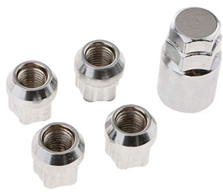 Homyl Ecrou Antivol M12x1.5mm Argentés pour Voiture