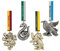 The Noble Collection Harry Potter House Mascot Ornaments