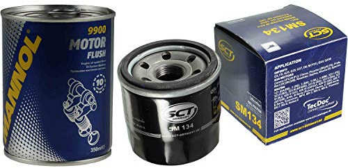 Original SCT Ölfilter SM 134 + SCT Motor Flush Motorspülung