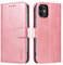 LOLFZ Wallet Case for iPhone 11, Vintage Leather Book Case with Card Holder Kickstand Magnetic Closure Flip Case Cover for iPhone 11 - Rose Gold
