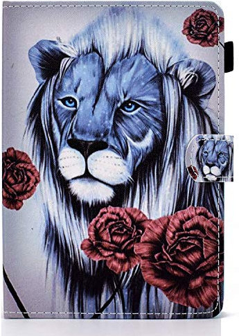 Universal Case for 7 Inch Tablet Custodia,Custodia protettiva in pelle per Fire 7, Huawei MediaPad T3 7 , Fusion5 7, Galaxy Tab A 7.0, Lenovo Tab E7 / Tab3 7 Essential