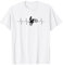 Motocross Herzschlag EKG Bike Motorrad T-Shirt