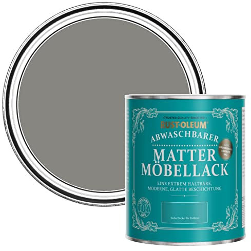 Rust-Oleum Grey Furniture Paint in Matt Finish - Art School 750ml
