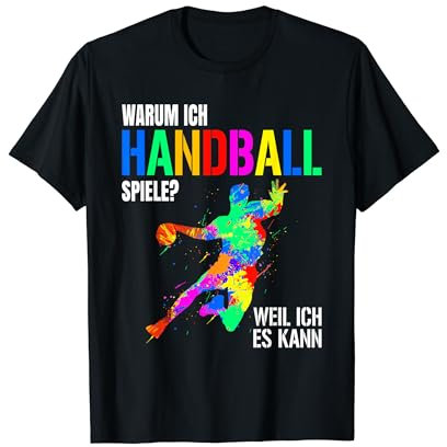 Handball Spieler Designs für Männer Frauen und Handball Fans T-Shirt