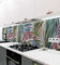 MyMaxxi Küchenrückwand Folie selbstklebend matt - einfache Montage ohne Bohren - Motiv Tropische Pflanzen grün 60cm hoch - Spritzschutz Küche Klebefolie - Dschungel 340 x 60cm