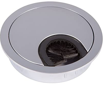 KÖNIG Metall Kabeldurchführung Kabeldurchlass NAHNE Ø 80 mm Chrom matt
