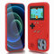 Gameboy Case for iPhone 14 Plus Only,Handheld Retro 168 Classic Games,Color Video Display Game Case for iPhone,Anti-Scratch Shockproof Phone Cover for iPhone WeLohas Red