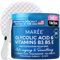 MAREE Glykolsäure-Pads – Gesichtsreinigungspads mit Teebaumöl – Peeling-Pads mit Salicylat