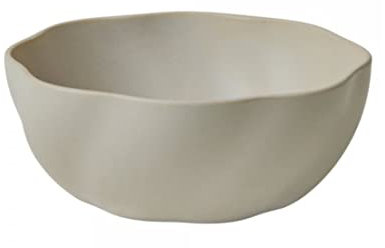 broste Copenhagen - Schale - Limfjord - Steingut - Farbe: Light Grey - (ØxH): 20 x 7,4 cm