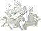 Metall-Stanzformen, Pferde, Schablonen zum Selbermachen, Stanzschablone für Scrapbooking, Album, Papier, Karten, Prägung, Basteln, Metall-Stanzformen für Scrapbooking