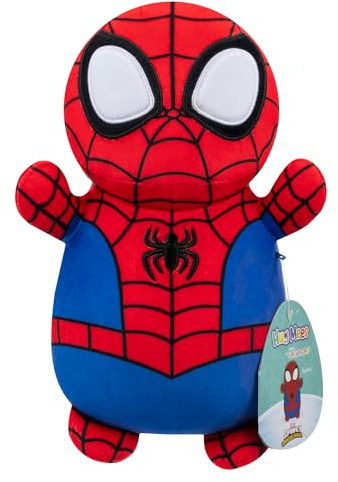 Squishmallows Original Marvel Spidey and His Amazing Friends Spidey HugMees – mittelgroßer ultraweicher offizieller Jazwares-Plüsch, 25,4 cm