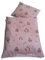 Puppenbettwäsche rosa Einhorn für Puppenbett,-wagen oder Puppenwiege
