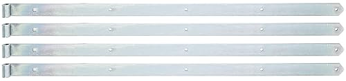 Alberts 845438 Ladenband | in verschiedenen Ausführungen | galvanisch verzinkt, Dickschichtschutz | Rolle Ø16 mm | Größe 1155 x 45 mm | 4er Set