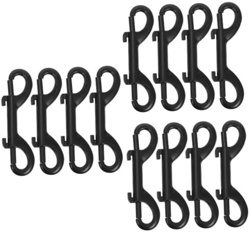 iplusmile 12stücke Doppelendiger Bolzen-schnapphaken Robuste Metallclips Für Schlüsselanhänger Seile Gürtel Hundeleinen Vielseitige Anwendung Für Boots Und Tauchausrüstung