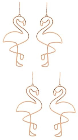 LIFKOME 2pares Pendientes De Huecos De Geometría Aretes De Moda Para Mujeres y Joyería Elegante y Ocasiones Especiales