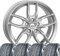 4 Winterräder Winter Bavaris 7,5x17 ET 52 5x112 Brillantsilber mit 225/45 R17 94V CON WinterContact TS 870 XL FR Evc