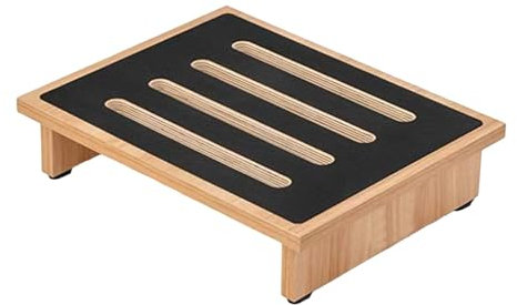 JISADER Poggiapiedi sotto la scrivania Sgabello per mobilità Sgabello antiscivolo multiuso Supporto per piedi per scale Interno Esterno Comodino robusto